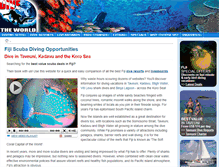 Tablet Screenshot of divetheworldfiji.com